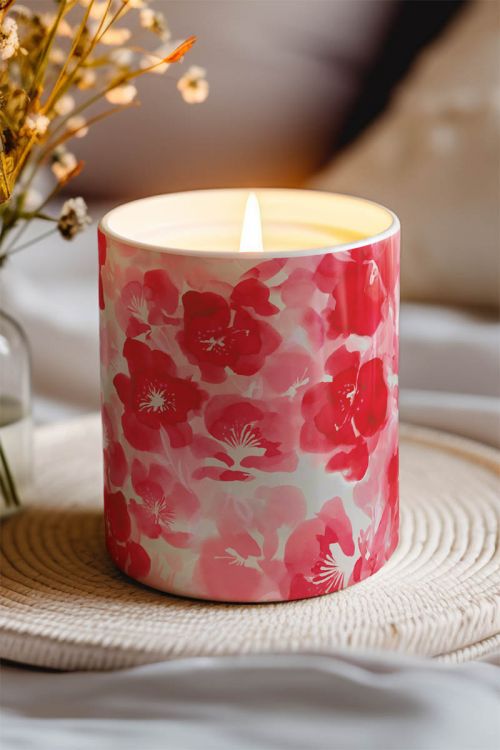 Αρωματικό Κερί, Χειροποίητο με Άρωμα Vanilla Cream, Red Flower