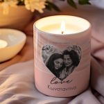 Αρωματικό Κερί, Χειροποίητο με Άρωμα Vanilla Cream, Mom Heart