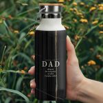Μπουκάλι Θερμός, Ανοξείδωτo με Προσωποποίηση, Dad Mustache