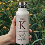 Μπουκάλι Θερμός Ανοξείδωτo με Σχέδιο Teach Love Inspire