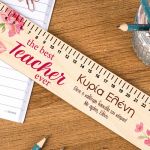 Προσωποποιημένος Χάρακας, Δώρο για Δασκάλα, School Flowers