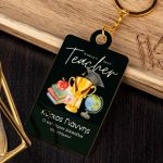 Μπρελόκ Κλειδιών με Όνομα Golden Mirror, Δώρο για Δάσκαλο