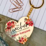 Μπρελόκ Κλειδιών με Όνομα Golden Mirror, Δώρο για Δασκάλα