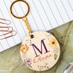 Ξύλινο Μπρελόκ Κλειδιών Προσωποποιημένο, Δώρο για Δασκάλα