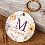 Ξύλινο Μπρελόκ Κλειδιών Προσωποποιημένο, Δώρο για Δασκάλα