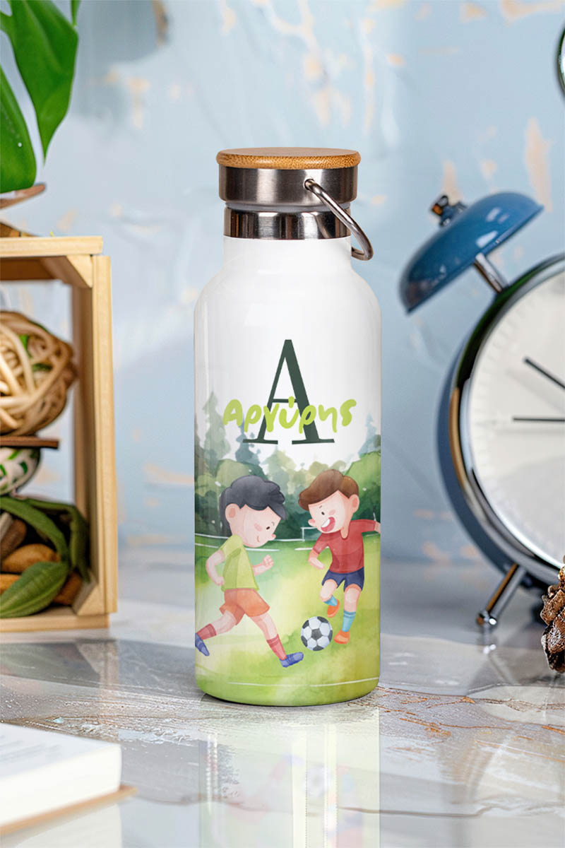 Μπουκάλι Θερμός, Ανοξείδωτo με Προσωποποίηση, Football Love