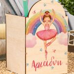 Μολυβοθήκη Προσωποποιημένη για Παιδιά με Σχέδιο Μπαλαρίνα