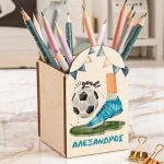 Μολυβοθήκη Προσωποποιημένη για Παιδιά με Σχέδιο Γκολ