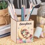 Μολυβοθήκη Προσωποποιημένη για Παιδιά με Σχέδιο Μονόκερος