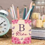 Μολυβοθήκη Προσωποποιημένη για Παιδιά με Σχέδιο Πέταλα