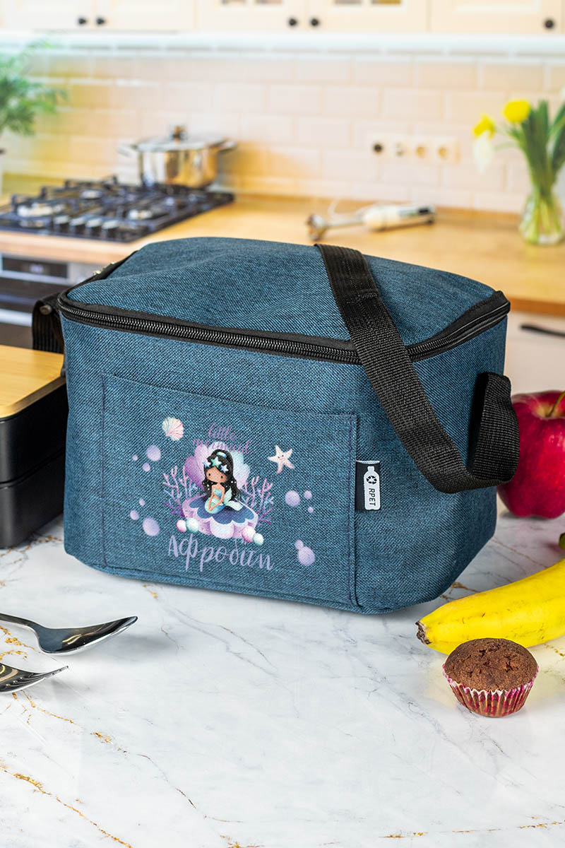 Ισοθερμικό Τσαντάκι Φαγητού Παιδικό με Όνομα, Coral Mermaid