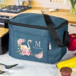 Ισοθερμικό Τσαντάκι Φαγητού Παιδικό με Όνομα, Blossom Swan