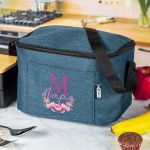 Ισοθερμικό Τσαντάκι Φαγητού Παιδικό με Όνομα, Monogram Roses