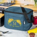 Ισοθερμικό Τσαντάκι Φαγητού Παιδικό με Όνομα, Golden Roses