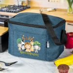 Ισοθερμικό Τσαντάκι Φαγητού Παιδικό με Όνομα, Jungle Animals