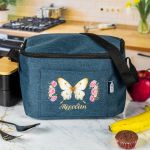 Ισοθερμικό Τσαντάκι Φαγητού Παιδικό με Όνομα, Rose Butterfly