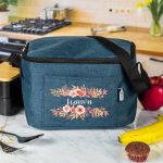 Ισοθερμικό Τσαντάκι Φαγητού Παιδικό με Όνομα, Flowers Bouquet