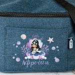 Ισοθερμικό Τσαντάκι Φαγητού Παιδικό με Όνομα, Coral Mermaid