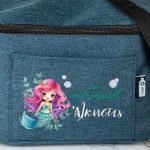 Ισοθερμικό Τσαντάκι Φαγητού Παιδικό με Όνομα, Pink Mermaid