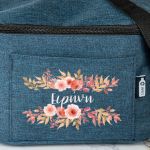 Ισοθερμικό Τσαντάκι Φαγητού Παιδικό με Όνομα, Flowers Bouquet