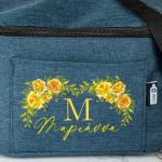 Ισοθερμικό Τσαντάκι Φαγητού Παιδικό με Όνομα, Golden Roses