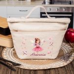 Ισοθερμικό Τσαντάκι Φαγητού Παιδικό με Όνομα, Pink Fairy