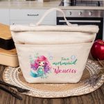 Ισοθερμικό Τσαντάκι Φαγητού Παιδικό με Όνομα, Elegant Mermaid