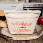 Ισοθερμικό Τσαντάκι Φαγητού Παιδικό με Όνομα, Pleasing Flower