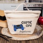 Ισοθερμικό Τσαντάκι Φαγητού Παιδικό με Όνομα, Game On