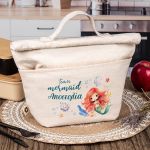 Ισοθερμικό Τσαντάκι Φαγητού με το Όνομα του Παιδιού, Team Mermaid