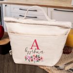 Ισοθερμικό Τσαντάκι Φαγητού Παιδικό με Όνομα, Colorful Blooms