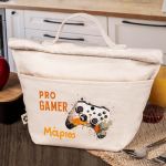 Ισοθερμικό Τσαντάκι Φαγητού Παιδικό με Όνομα, Pro Gamer
