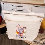 Ισοθερμικό Τσαντάκι Φαγητού Παιδικό με Όνομα, Dragon Fly