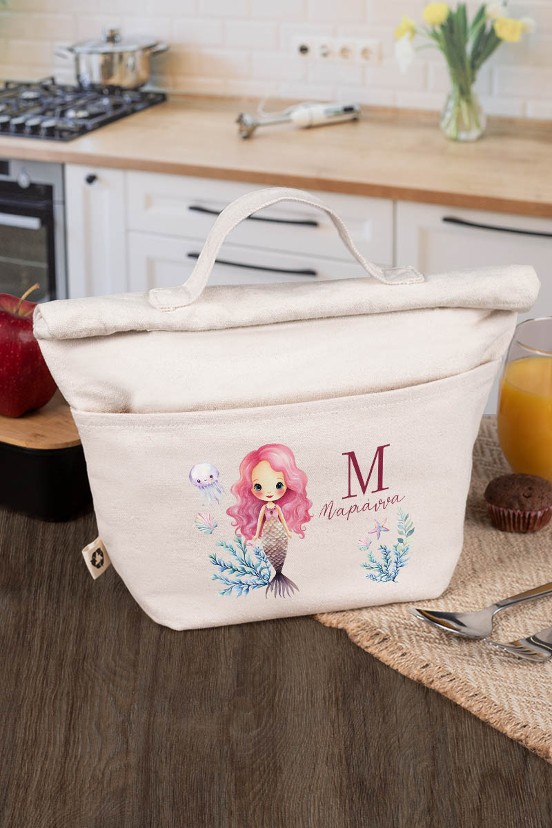 Ισοθερμικό Τσαντάκι Φαγητού Παιδικό με Όνομα, Sea Life