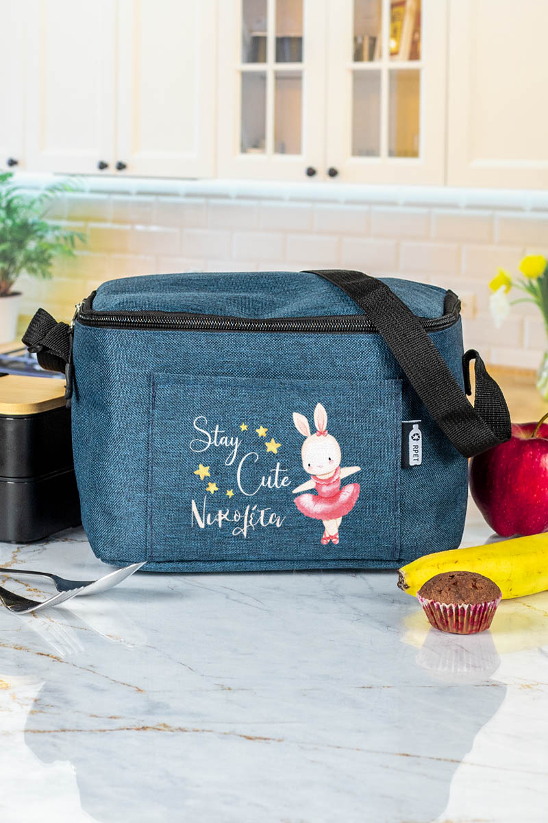 Ισοθερμικό Τσαντάκι Φαγητού Παιδικό με Όνομα, Ballerina Rabbit