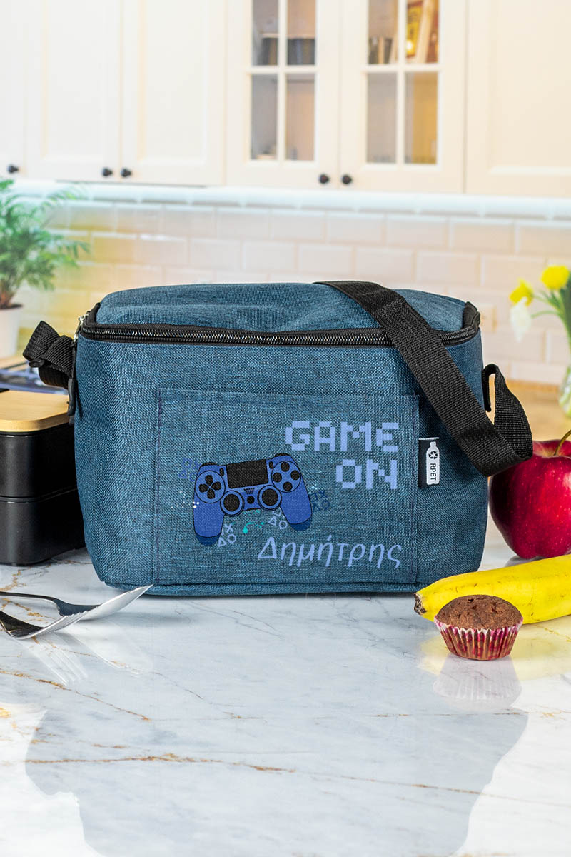 Ισοθερμικό Τσαντάκι Φαγητού Παιδικό με Όνομα, Gaming Console