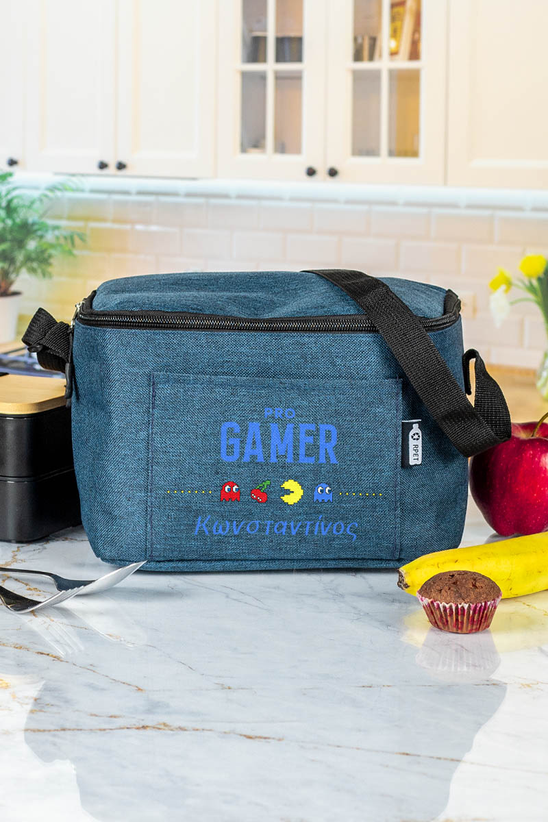 Ισοθερμικό Τσαντάκι Φαγητού Παιδικό με Όνομα, PacMan Pro