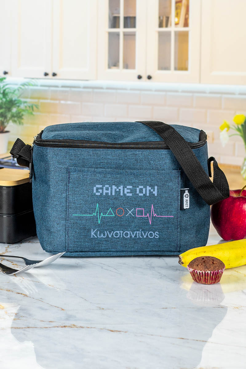 Ισοθερμικό Τσαντάκι Φαγητού Παιδικό με Όνομα, Gaming Beat