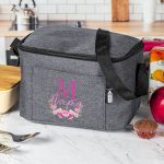 Ισοθερμικό Τσαντάκι Φαγητού Παιδικό με Όνομα, Monogram Roses