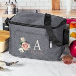 Ισοθερμικό Τσαντάκι Φαγητού Παιδικό με Όνομα, Roses Blossom