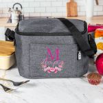 Ισοθερμικό Τσαντάκι Φαγητού Παιδικό με Όνομα, Monogram Roses