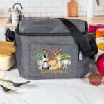 Ισοθερμικό Τσαντάκι Φαγητού Παιδικό με Όνομα, Jungle Animals