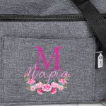 Ισοθερμικό Τσαντάκι Φαγητού Παιδικό με Όνομα, Monogram Roses