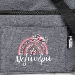 Ισοθερμικό Τσαντάκι Φαγητού Παιδικό με Όνομα, Floral Rainbow