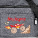 Ισοθερμικό Τσαντάκι Φαγητού Παιδικό με Όνομα, Track Fury