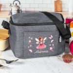 Ισοθερμικό Τσαντάκι Φαγητού Παιδικό, με Όνομα, Pink Fairy