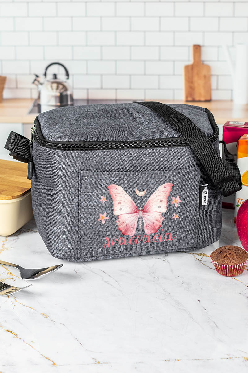 Ισοθερμικό Τσαντάκι Φαγητού Παιδικό, με Όνομα, Super Butterfly