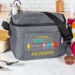 Ισοθερμικό Τσαντάκι Φαγητού Παιδικό με Όνομα, PacMan