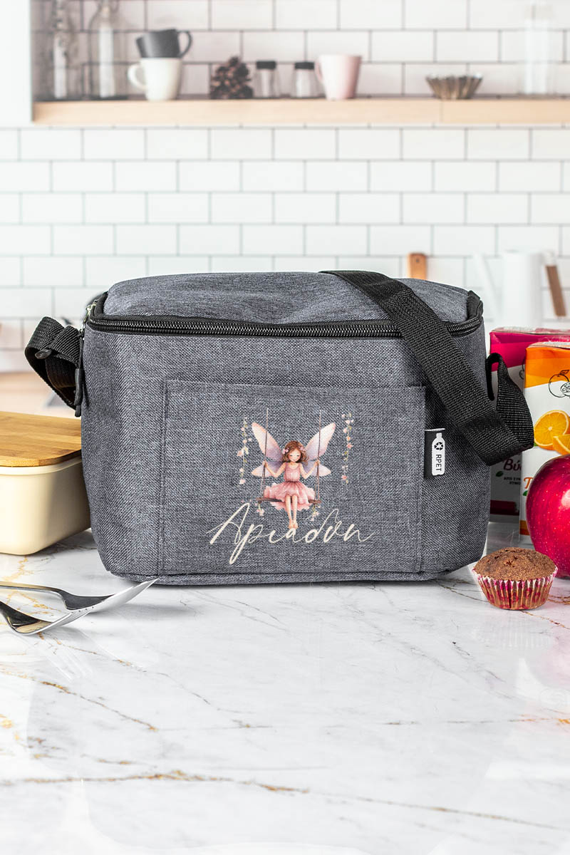 Ισοθερμικό Τσαντάκι Φαγητού Παιδικό με Όνομα, Fairy in swing