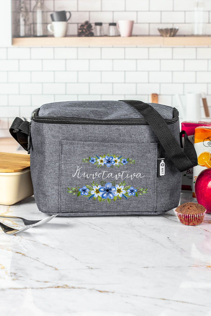 Ισοθερμικό Τσαντάκι Φαγητού Παιδικό με Όνομα, Daisy Bouquet